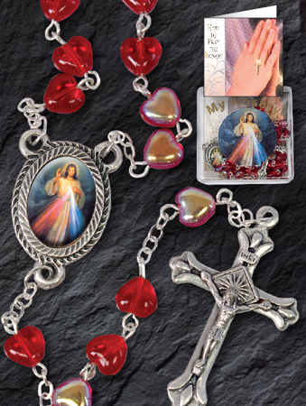 Divine Mercy Glass Rosary
