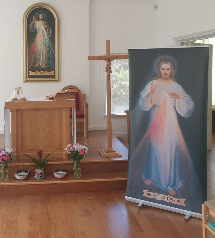 Divine Mercy Image (Vilnius) Retractable Banner